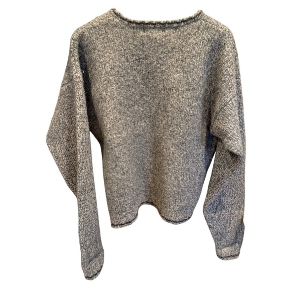 Vintage Eddie Bauer men's Wool Chunky grandpa sweater Size XL Heavy Knit - Picture 8 of 11